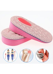 Memory Foam Invisible Height Increase Insoles For Women's Shoes Soles Inner Heel Insert Molds Lift Increase Insoles