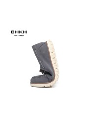 BHKH 2022 Autumn Men Shoes Smart Fashion Shoes Casual Shoes Leather Man Casual Shoes Office Work Footwear Men Shoes