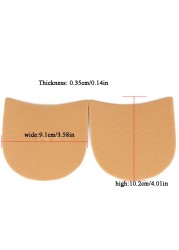 DIY Cushion Classic Wear-resistant Replacement Shoe Sole 1 Pair Anti-slip Protective Half Soles Repair Heel Sole Shoe Accessories