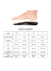 IFiTNA 3/4 Length Orthopedic Arch Support Insole Men Sneaker Flat Foot Varus Plantar Fasciitis Orthotic Shoe Inserts Heel Pain