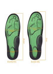 Elino Gel Sport Insoles Printed Mesh Shoe Pads Shock Absorption Feet Protector Insert Cushion Men Women Insoes for Sneaker