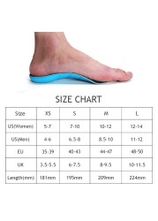 3/4 Length Plantar Fasciitis Arch Support Orthotic Insoles Suitable Flat Foot Correction Varus Relieve Heel Pain Shoes Shoes