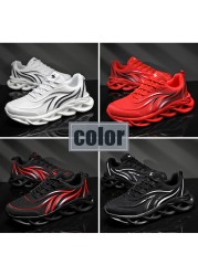 Men's Flame Printed Sneakers High Quality Mesh Weave Comfortable Running Shoes Men Sneakers Breathable Sneakers