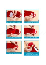 Sunvo Women's Sneakers Anti-slip Shoes Sole Protector Stickers Insoles for Men's Self-adhesive Shoes Repair Rubber Soles