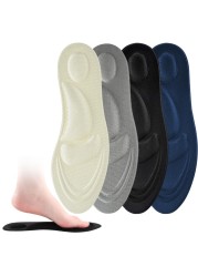 4D Massage Insoles Soft Sponge Arch Support Orthotic Foot Inner Pads For High Heel Shoes Men Women Cushion Soles Spurs