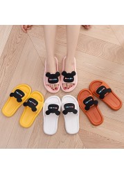 Women Summer Slippers Cartoon Non-Slip Slides Indoor Bathroom Slippers Men Outdoor Beach Slippers Zapatos Hombre chausson