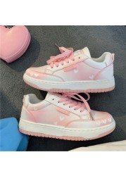 Women Sneakers Sneakers Kawaii Platform Flats Harajuku Fashion Casual Pink Vulcanized Spring Dropshipping Scarpe Donna