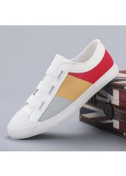 JUMMOR Low Fashion Men Shoes Slip On Canvas Shoes Male Male Shoes Size 38-44