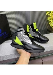 European and American fashion leisure men's leather shoes personality KGDB Y3 high-help shoes leather shoes women's sports shoes