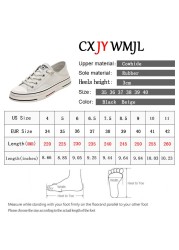 CXJYWMJL Genuine Leather Women Little White Shoes Summer Flat Sneakers Ladies Vulcanized Shoes 2 Types Wear Casual Sneakers