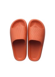 men slippers thick platform slippers summer beach eva soft sole sandal men ladies indoor leisure bathroom anti-slip shoes