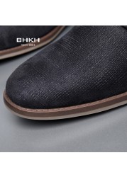 BHKH Men's Casual Shoes 2022 Autumn Fashion Leisure Walking Shoes Lace-up Classic Men Shoes New Men's Casual Shoes