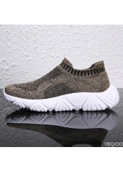 Men Shoes 2022 Spring New Slip On Sock Casual Shoes Men Shoes Male Footwear Mocassin Walking Shoes Sneakers Zapatillas Hombre