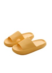 Thick platform slippers women indoor bathroom slides soft eva comfortable anti-slip home floor slippers ladies summer shoes men