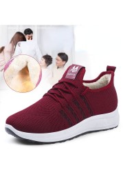 Winter Sneakers For Women Running Shoes Outdoor Brand Sneakers Mesh Breathable Light Sneaker Lace-up Shoes Woman Gym Trainers