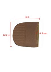 1pair Outsole Repair Heel Elastic Anti Slip Shoe Soles Protector Rubber Thicken DIY Replacement Soft Flat Men Women