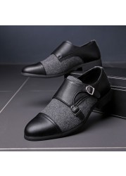 Men's formal shoes 2020 fashion patent leather dress shoes men's spring and autumn brand business office wedding shoes men shoes