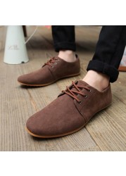 ZYYZYM - Men's Casual Shoes Lightweight Breathable Lace-Up Casual Moccasin Shoes For Spring Autumn Youth 2020