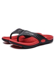 Men's EVA Flip Flops Summer Outside Men's Massage Slippers Beach Casual Sandal Casual Shoes Size 40-42