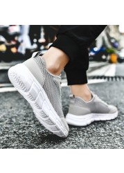 Men's vulcanized shoes aqua casual shoes fashion breathable mesh quick dry outdoor sole slip on water shoes