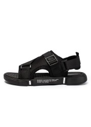 Summer New Sports Men's Sandals Man Slippers Buckle Strap Leisure Fashion Flats Slides Breathable Air Mesh Beach Shoes for Male