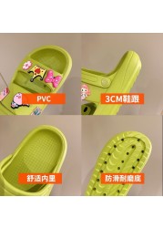 Summer Women Slippers Jelly Shoes EVA Soft Foam Home Slides Woman Cute Unicorn Bow Flip Flop Female Beach Sandals Outdoor