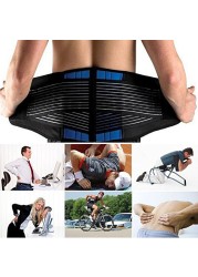 Tcare Adjustable Neoprene Double Pull Lumbar Support Lower Brace Pain Relief Waist Band S-6XL Plus Size,Unisex Back Lumbar Belt