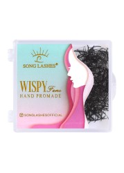 5D الهجين مروحة جلدة Premade حجم premade wispy fanseylash تمديد حجم مسطح اليدوية الطبيعية رموش اصطناعية 8 ~ 15 مللي متر