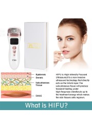 NEW Mini HIFU Machine 1.0/2.0 Skin Care RF Radio Frequency EMS Therapy Rejuvenation for Skin Tightening Lifting Sagging Wrinkles