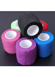 6pcs Disposable Self-Adhesive Elastic Bandage For Handle Grip Tattoo Tube