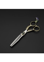 hair scissors barber straight scissors thinning hair scissors cutter ho'meu'se