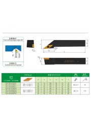 SVJBR 1010 SVJBR1212H11 SVJBR1616H11 Lathe Turning Tools Holder External Tools Carbide Insert VBMT SVJBR2020K11 SVJBR2525