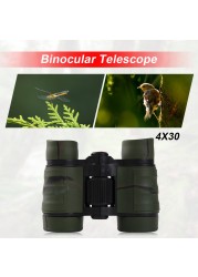 4X30mm Powerful Binoculars Outdoor Children Educational Learning Optics Telescope Kids Binocular Scope Folding Optics Telescope