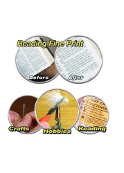 Magnifying Glasses for Presbyopia, 160% Reading, Magnification to See More and Better, Portable Magnifier