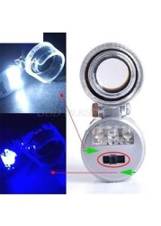 Mini UV Pocket Microscope Glass Jewelry Magnifying Glass 60x LED Drop Shipping