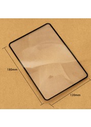 A5 Full Page Large Paper Magnifier Magnifying Glass Reading Aid Fresnel Lens Ne Reading Glass Lens Book Page Magnification X3