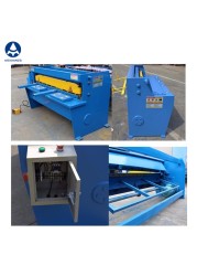 China manufacturer electric automatic shearing machine and automation sheet metal cutting guillotine high quality for sale