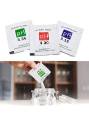 15pcs PH Calibration Buffer Solution Powder Set For PH Calibration, PH Calibration Powder Solution 6.86, 4.00, 9.18