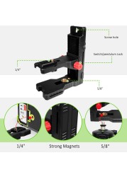 Clopiona Strong Magnet Adjustable Laser Level Bracket L-Bracket Wall Mount Leveling Support Hanger For Universal Use