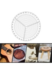 Transparent Acrylic Round Center Finder Compass Circle Cutter Sitale Woodworking Wood Lathe Working Circles Drawing