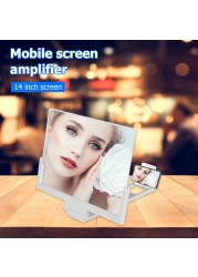 14 inch mobile phone screen magnifying glass folding video screen amplifier for mobile phone holder screen magnifier