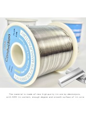 200g/500g Solder Welding Wire High Purity Low Fusion Spot 0.3/0.5/0.8/1/1.2mm Rosin Solder Wire Roll No Clean Tin BGA Soldering