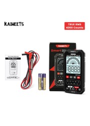 KAIWEETS KM312B Digital Multimeter 600V Capacitance Meter Ohm Hz Multimeter Tester RMS DC DC DMM