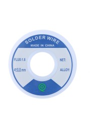 Lead Free Silver Soldering Wire 3% Silver 0.8mm Speaker Diy Material Soldering Solder Wire Roll Soldering Wire Welding