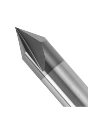 CNC Carbide Chamfering Milling Cutter 60 90 120 Degree Coated 3 Flutes Deburring End Mill Engraving Sculpting Router Bits Tools