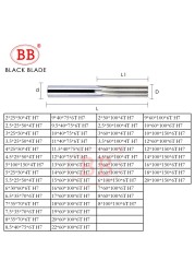 BB 1mm to 20mm Carbide Lathe Machine Coated Straight Flute H7 Tolerance Chucking Hardened Steel Metal Cutter 6 Flutes CNC Tool