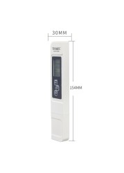 3 in 1 TDS Meter Portable Pen Pool Water Water Quality Tester Easy Carry Digital High Accuracy Swimming Durable Parts