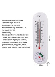 23cm Long Wall Thermometer Hanging Indoor Temperature Recorder Measuring Tool Outdoor Garden Home Garage Office Room