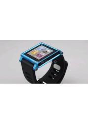 Multitouch Watch Band Kit Wrist Strap Bracelet For iPod Nano 6 6th 6g Aluminum Metal Case