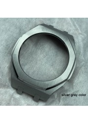 New 4th Gen GA2100 Refit 316 Stainless Steel Bracelet Bezel Fluorine Rubber Watchband GA-2100/2110 Watchband With Screw